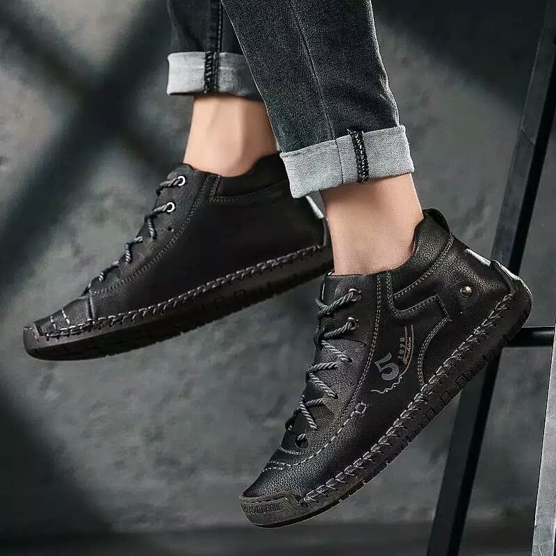 Bazar Belevita - Tênis Masculino Casual Couro - Lincoln