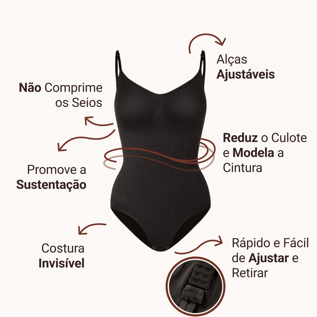 Body Modelador - Up Shaper + Calcinha Modeladora de BRINDE