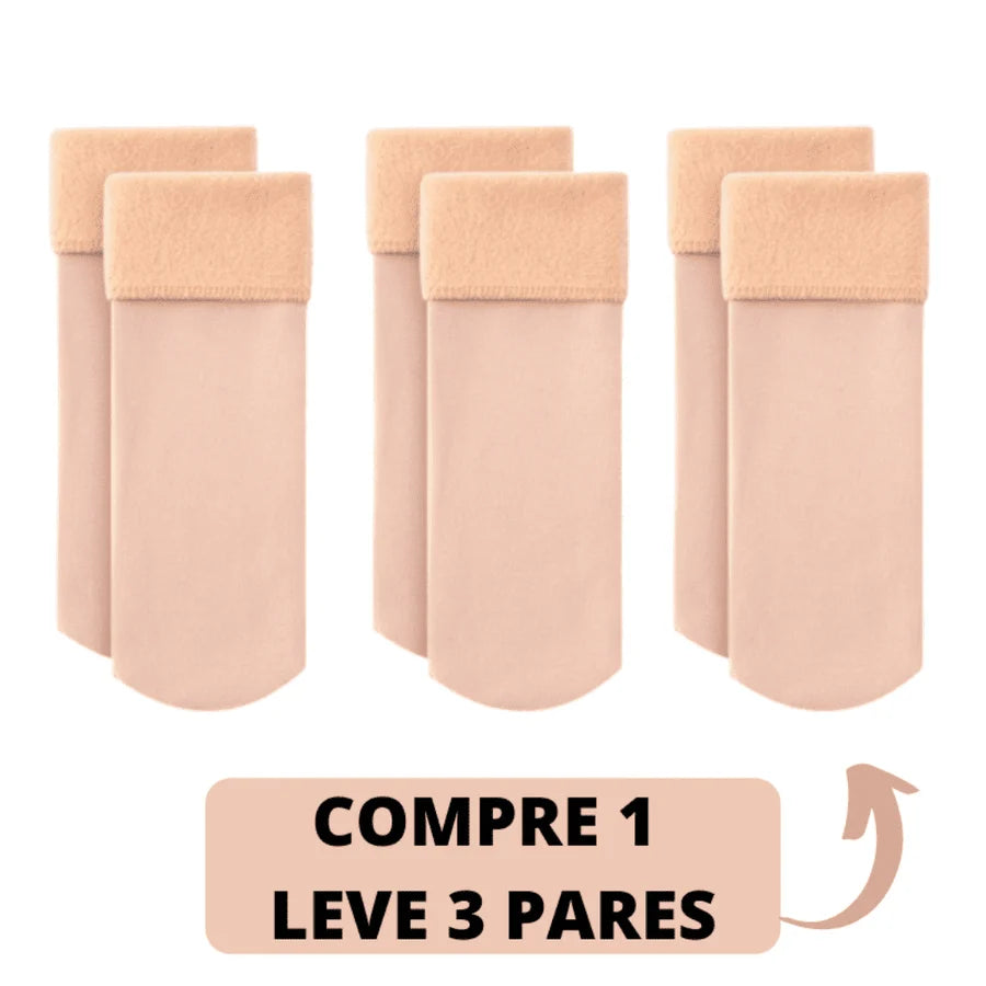 Meias Térmicas de Inverno - Premium | Pague 1 Leve 3 pares