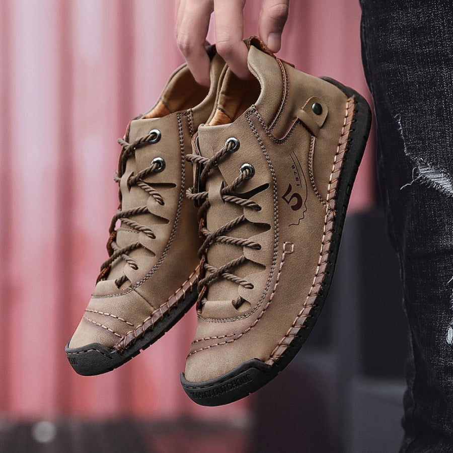 Bazar Belevita - Tênis Masculino Casual Couro - Lincoln