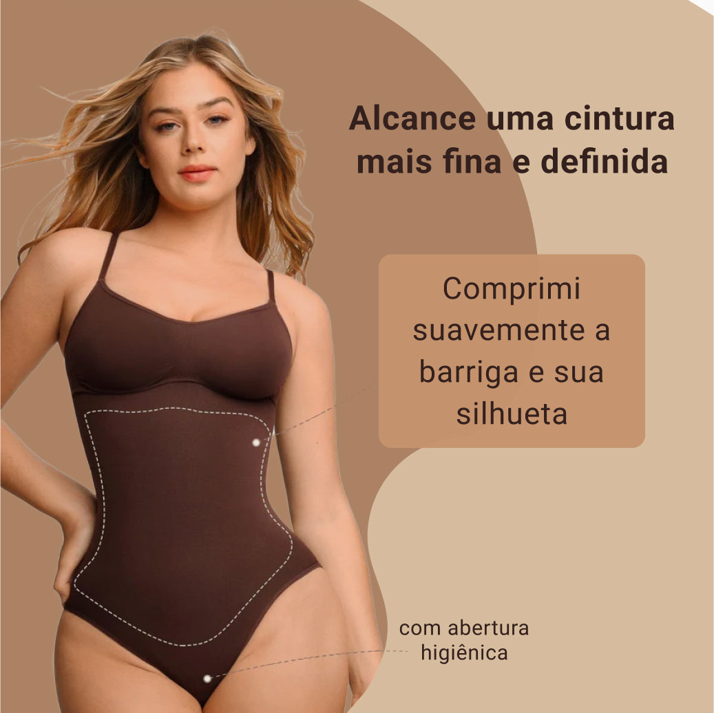 Body Modelador Up Shaper - Compre 1 Leve 2 + Brinde Calcinha Modeladora
