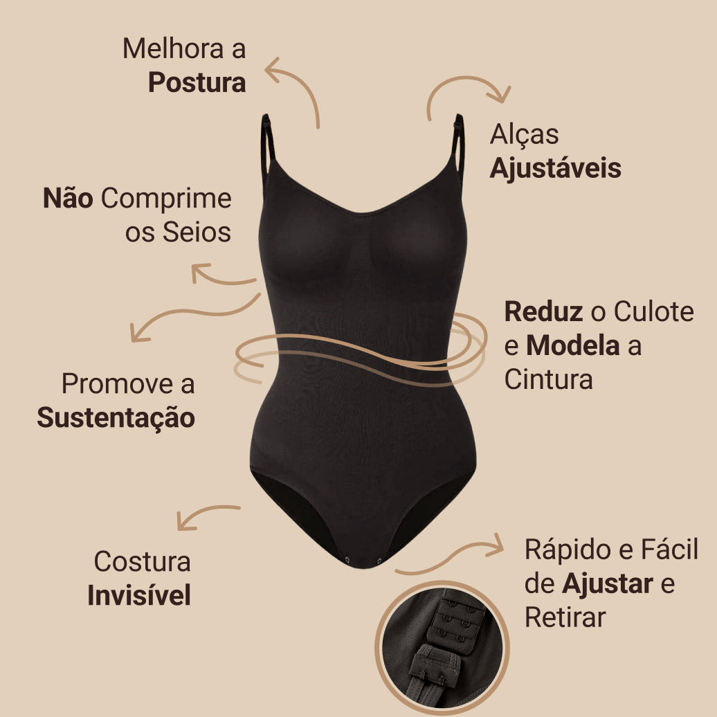 Body Modelador - Up Shaper | PAGUE 1 LEVE 3 + Brinde Calcinha Modeladora