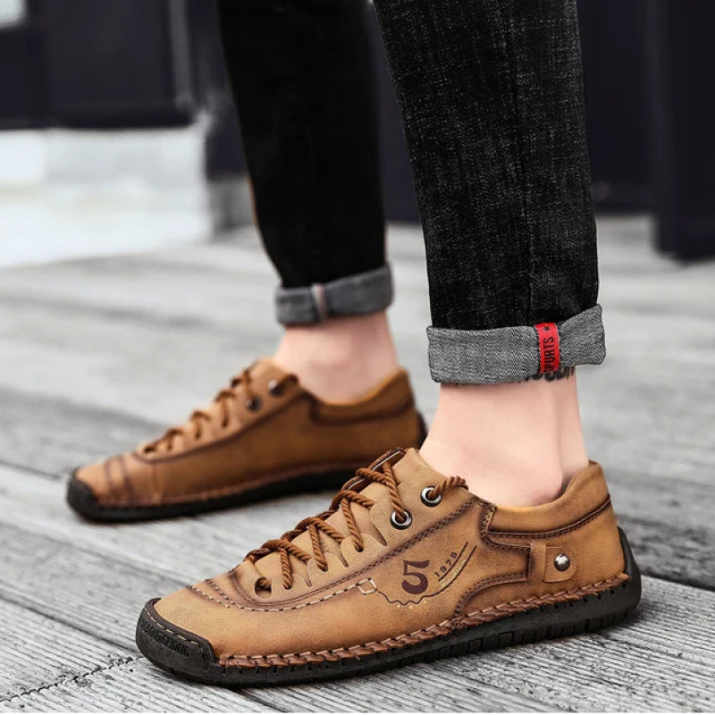 Bazar Belevita - Tênis Masculino Casual Couro - Lincoln