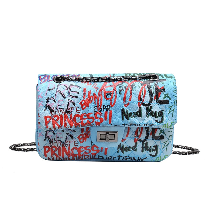 Bolsa Transversal Feminina Azul Colors Belevita